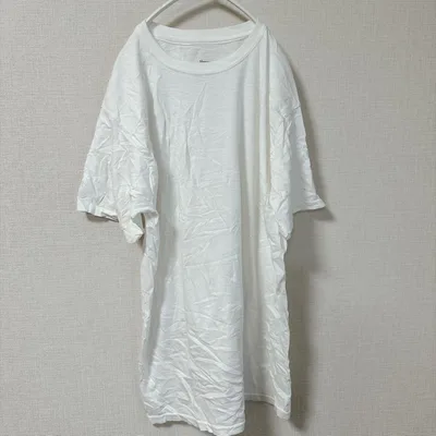 ヘインズ 無地 Tシャツ クルーネック 半袖 M 白 綿 インナー カジュアル