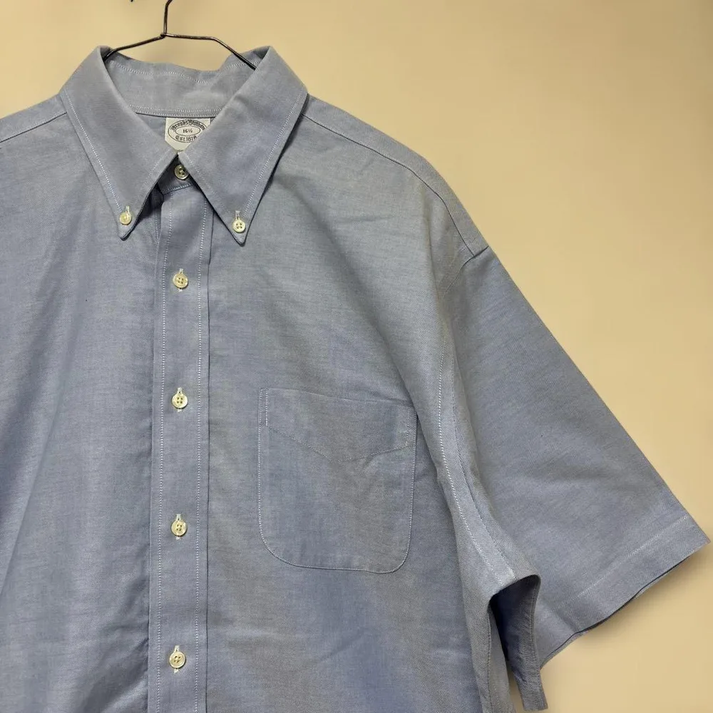 Brooks Brothers SLIM FIT ボタンダウン半袖シャツ XL