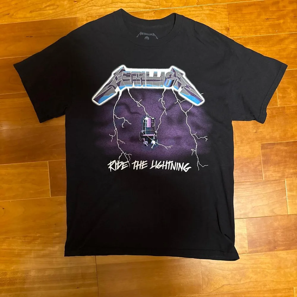 METALLICA Ride The Lightning T-shirt M