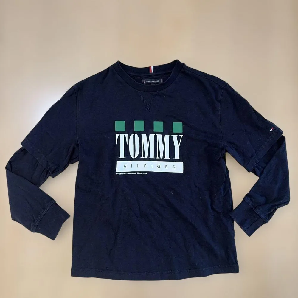 TOMMY HILFIGER 長袖カットソー ネイビー 140cm
