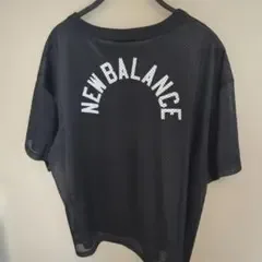 新品 New Balance メッシュ 半袖 Tシャツ ブラック M