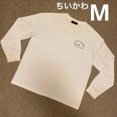 長袖Tシャツ ちいかわデザイン ロンT 長袖Tシャツ M