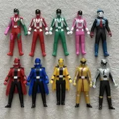 怪盗戦隊ルパンレンジャーVS警察戦隊パトレンジャー ミニソフビ 10体セット