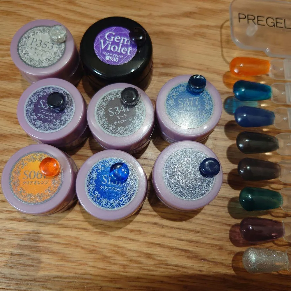 PREGEL ジェルネイルカラーセット 8色