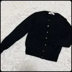 【Ray BEAMS】レイビームス クルーネック長袖カーディガン 黒 カジュアル