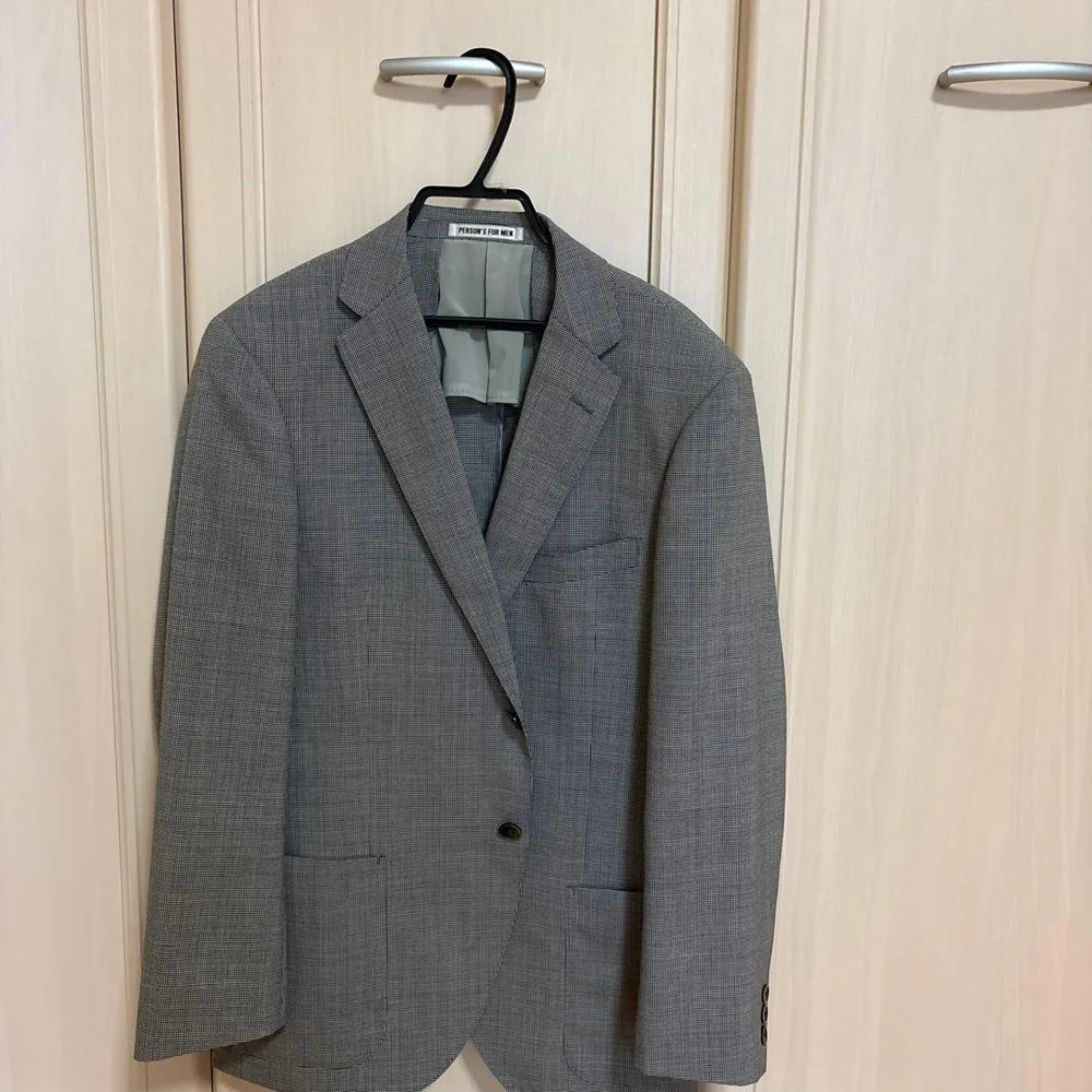 PERSON'S FOR MEN テーラードジャケット グレー