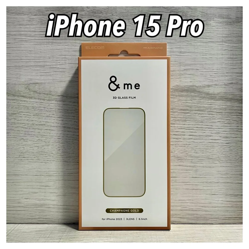 【新品】エレコム iPhone 15 Pro ガラスフィルム①CG2