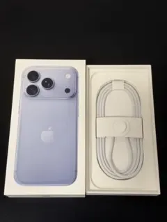 【即日発送】iPhone18Pro/グレイシャー/空箱/ケーブル