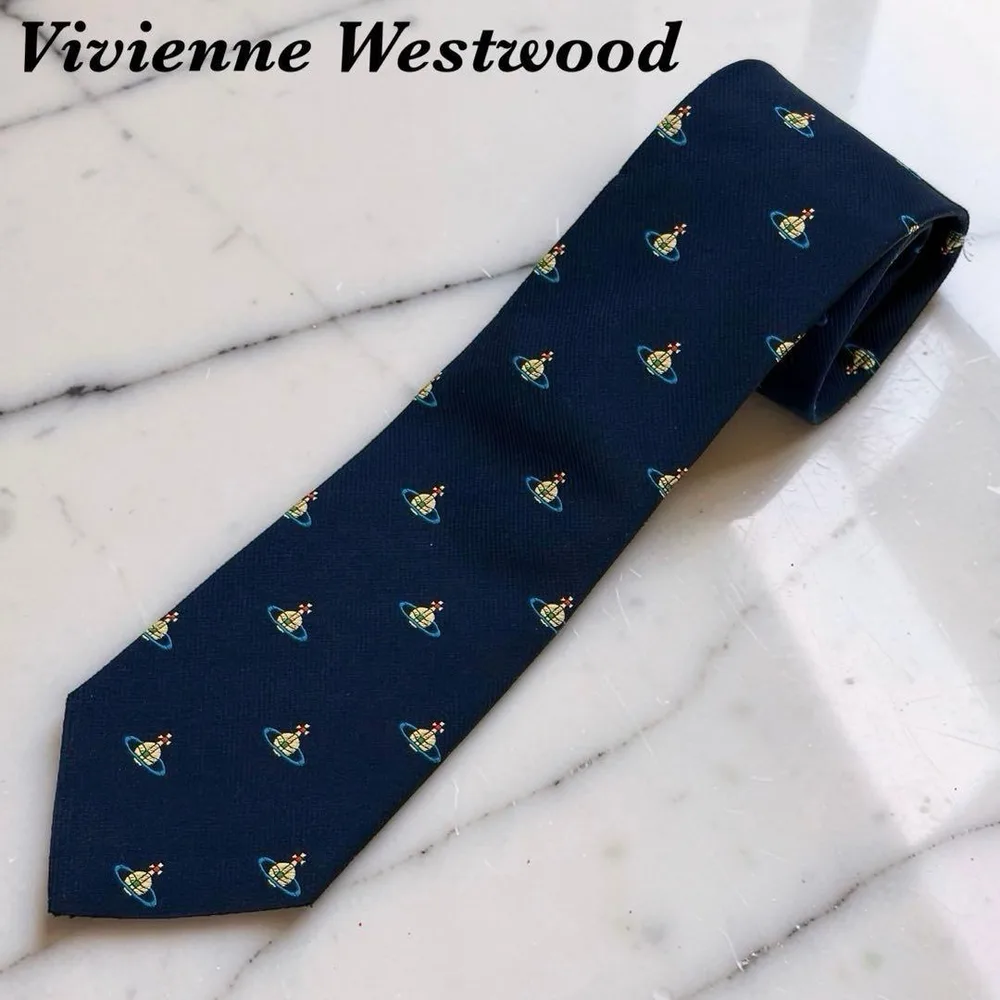 Vivienne Westwood ネクタイ オーブ 総柄 シルク