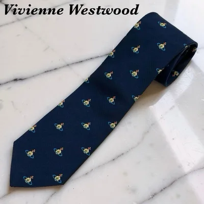 Vivienne Westwood ネクタイ オーブ 総柄 シルク