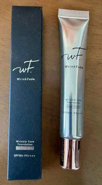 WrinkFade 薬用リンクルカバーファンデーション ハイカバSPF50+三本