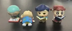 クレヨンしんちゃん 絵本マスコット ガチャ 4種セット