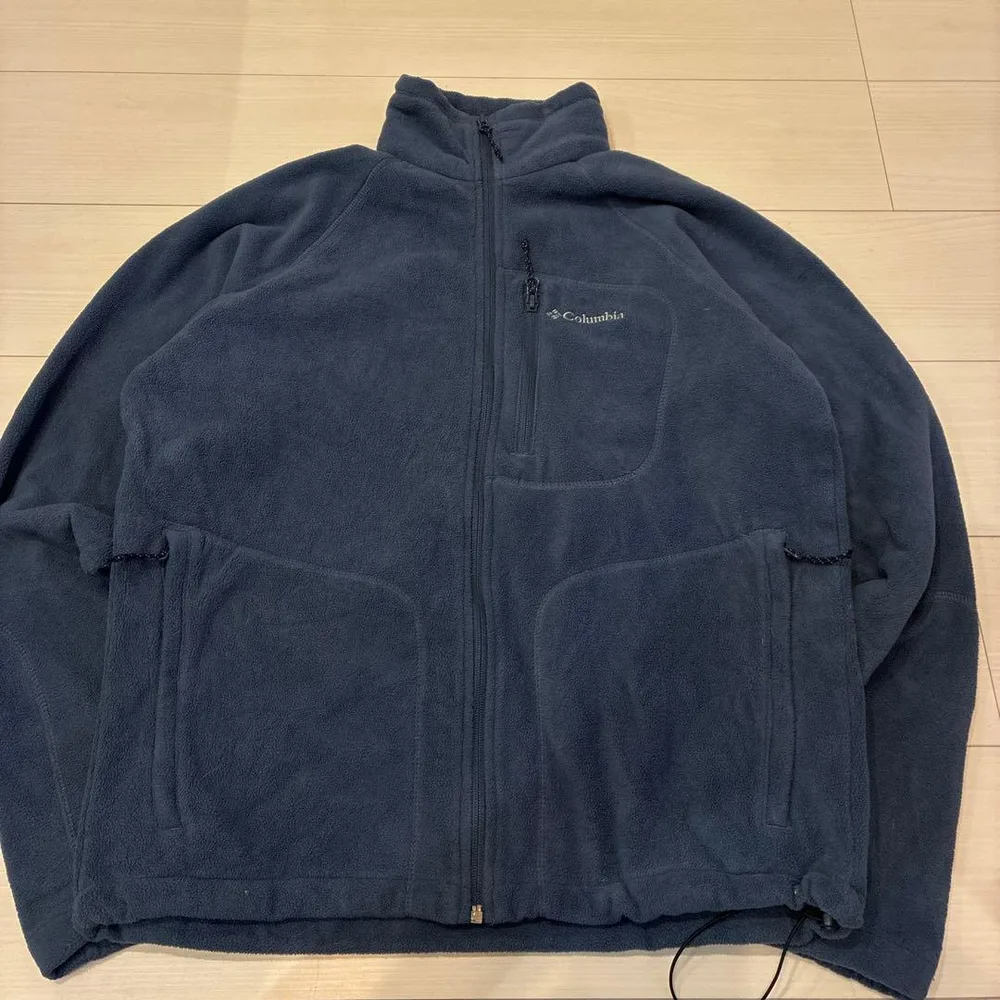 Columbia フリースジャケット フルジップ ネイビー アウトドア 登山
