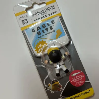 ソフトバンクホークス 周東佑京#23 ケーブルアクセサリー ケーブルバイト