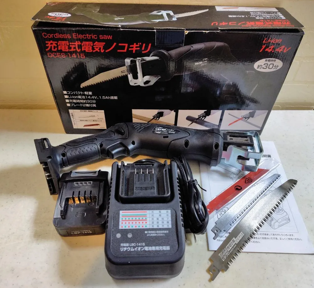 SHINKO 充電式電気ノコギリ DCES-1415 ブレードセット
