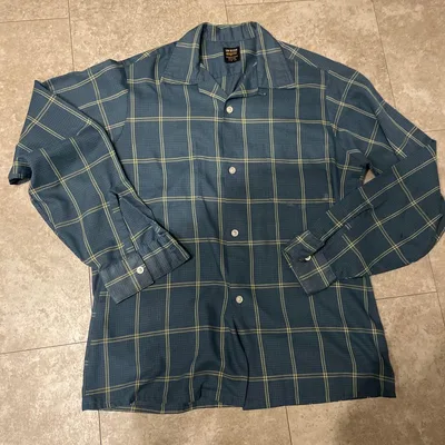 60s VAN HEUSEN vanopress チェック柄 長袖シャツ