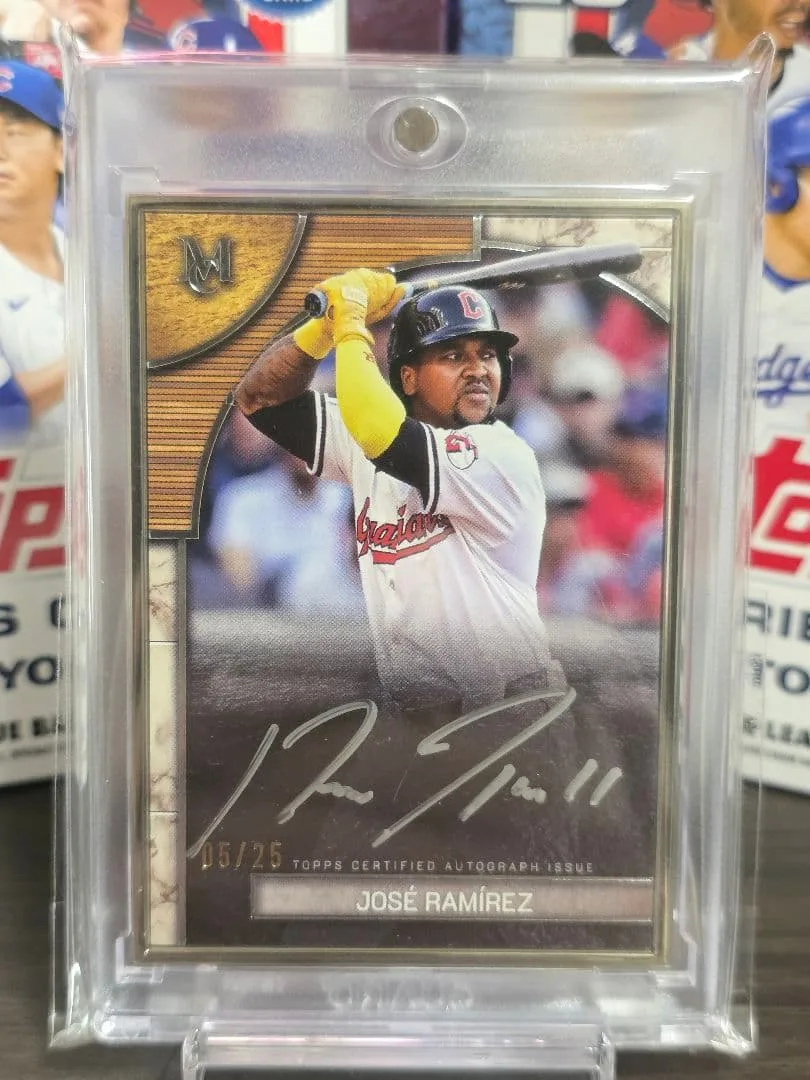 Topps Jose Ramirez auto /25