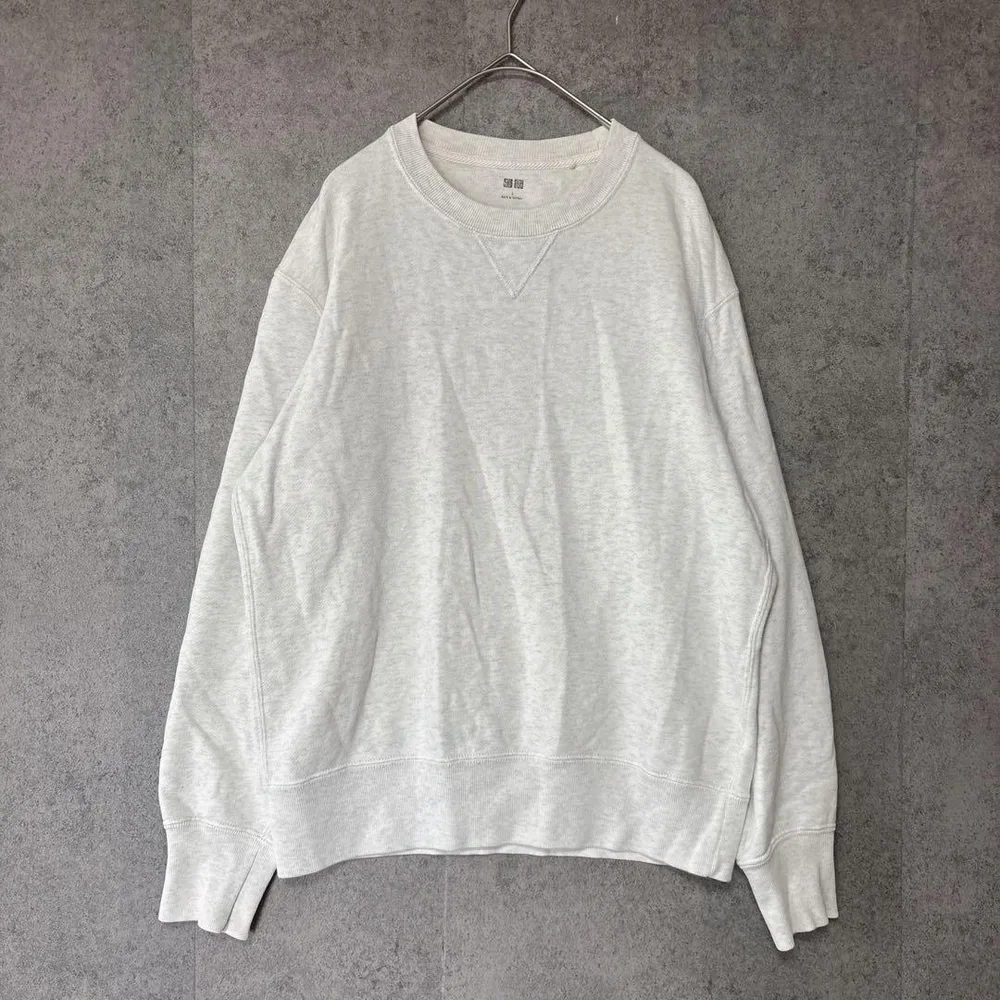 UNIQLOユニクロ スウェットシャツ ナチュラルカラー S 長袖