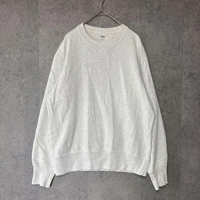 UNIQLOユニクロ スウェットシャツ ナチュラルカラー S 長袖