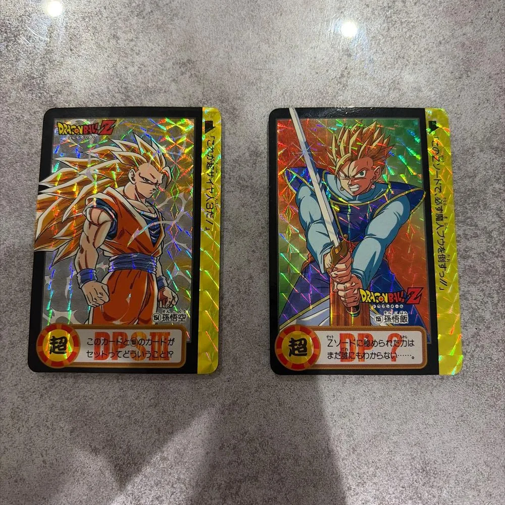 ドラゴンボールZ カードダス 孫悟空 孫悟飯 2枚セット10億枚突破記念未剥がし