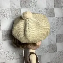 ブライスアウトフィット♡コーデュロイベレー帽/ベージュ