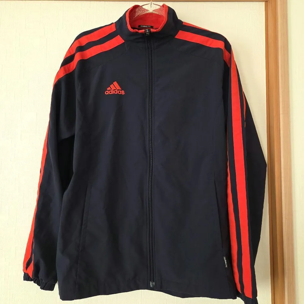 ◆adidas サッカー ピステジャケット◆ メンズ Mサイズ