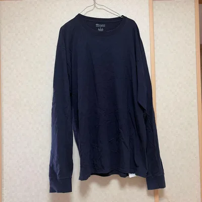 Champion 長袖カットソー ネイビー Lサイズ