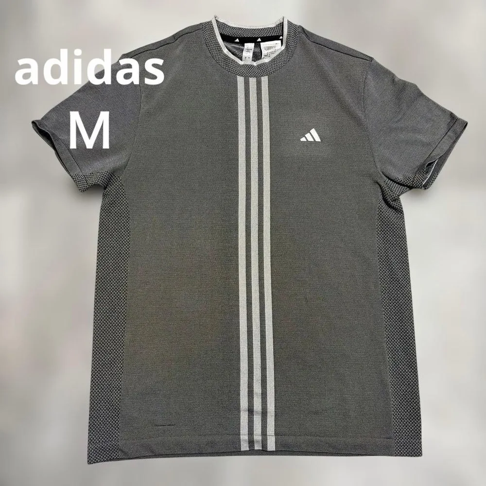 adidas Tシャツ Mサイズ グレー ゴルフウェア