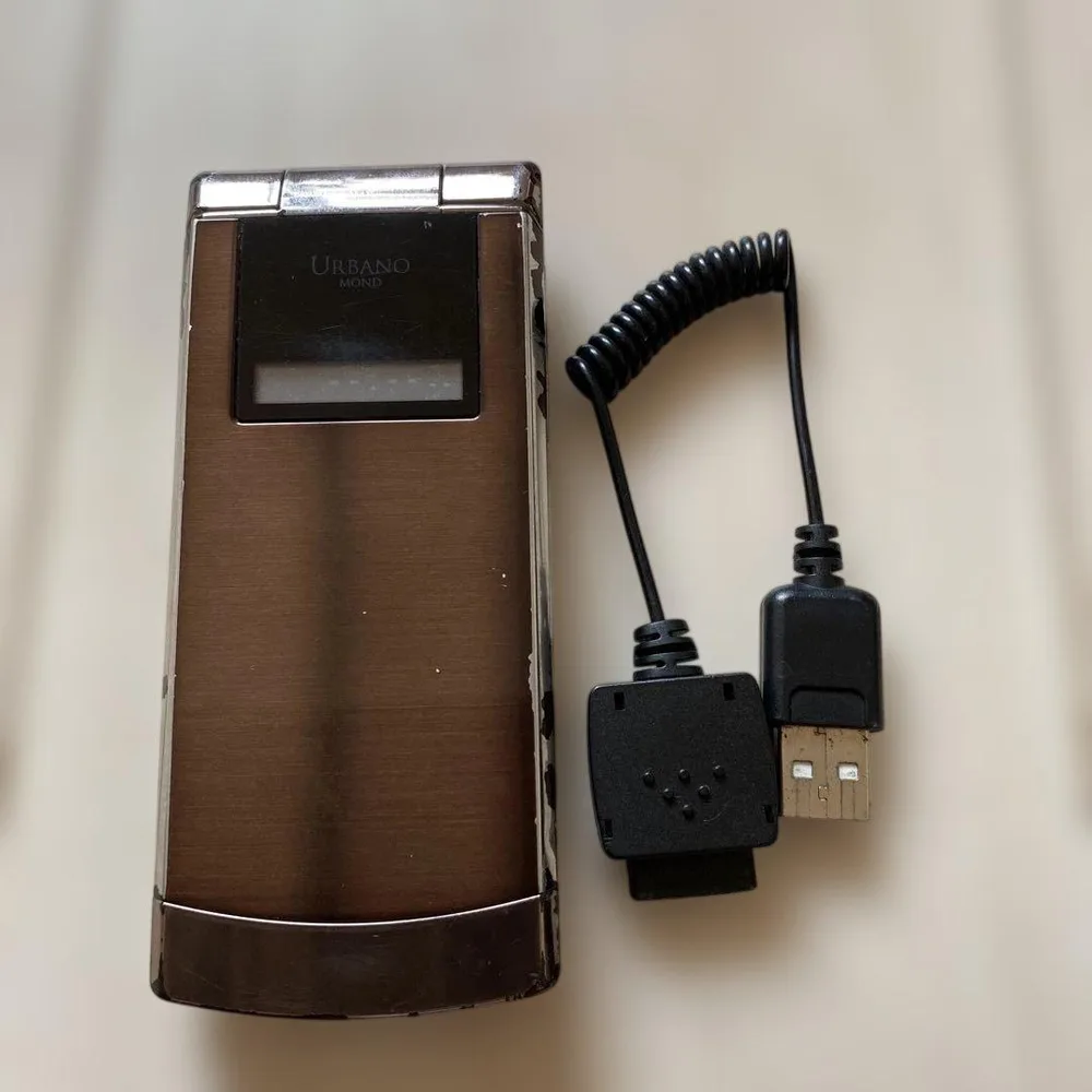 【通電確認済】au ガラケー URBANO MOND エスプレッソブラウン