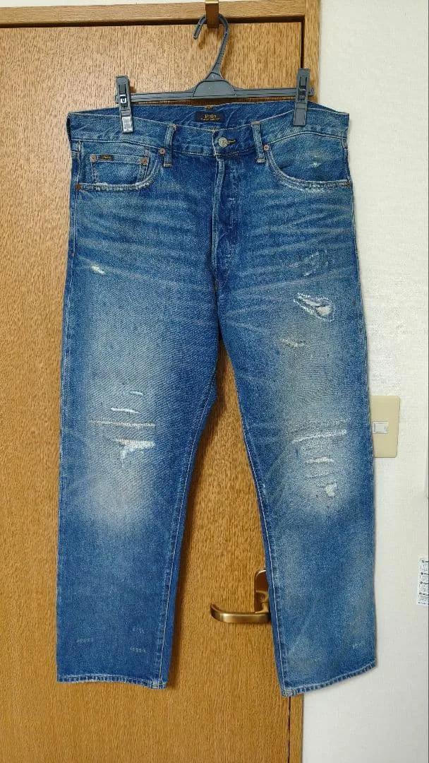 POLO RALPH LAUREN デニムパンツ ダメージ加工 34