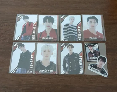 SEVENTEEN フォトカード ステッカー 9枚セット