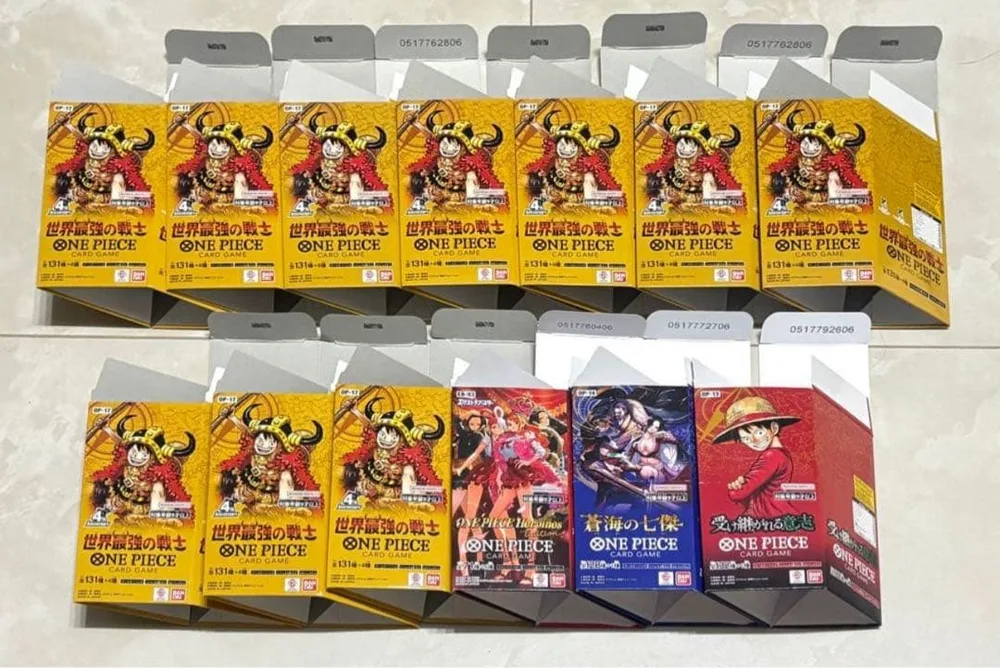 ワンピースカードゲーム 空箱 13箱まとめ売り