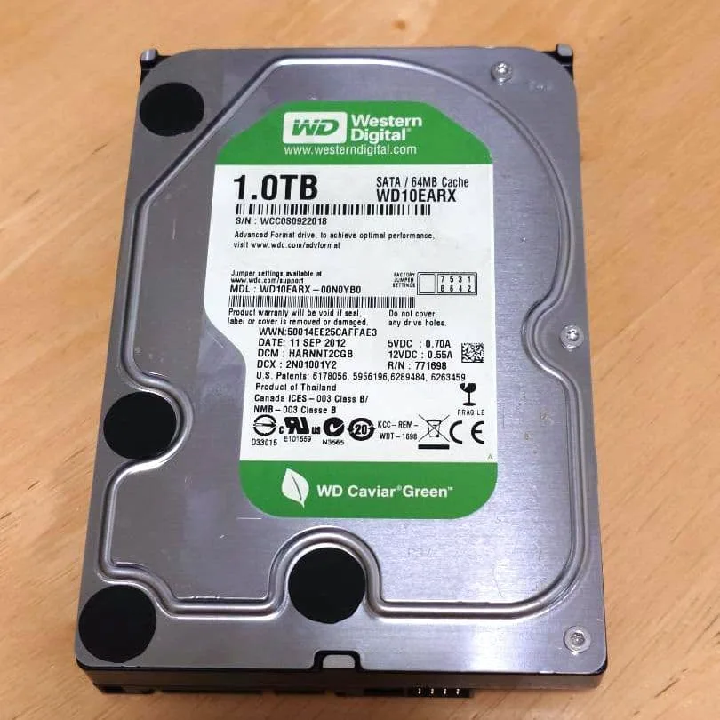 Western Digital 1TB HDD WD10EARX