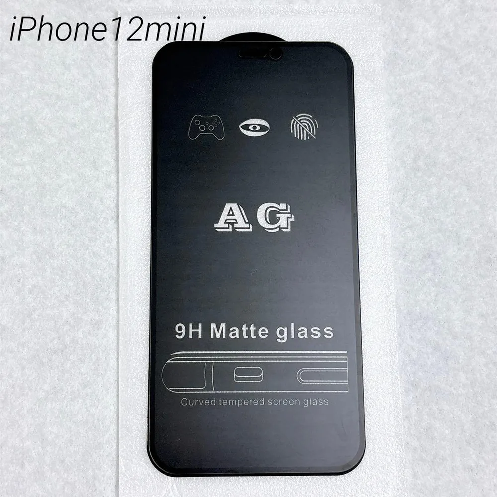 iPhone12mini ガラスフィルム 1枚 黒縁 保護フィルム フィルム