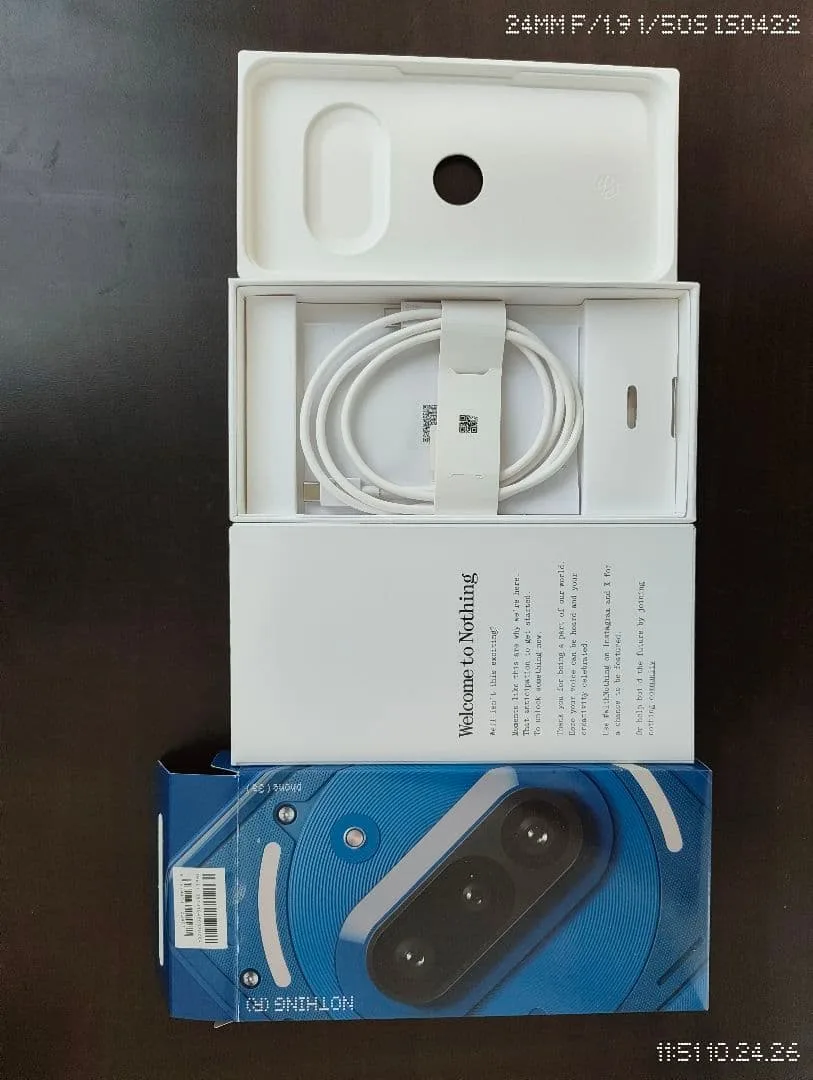 【空箱】Nothing Phone ( 3a ) 空箱 + 付属品