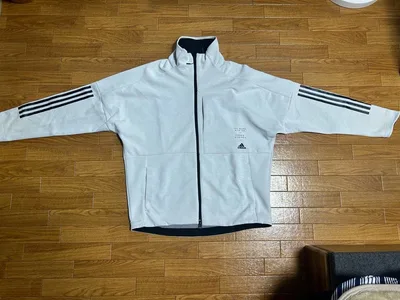 adidas トラックジャケット ホワイト ブラック セットアップXL