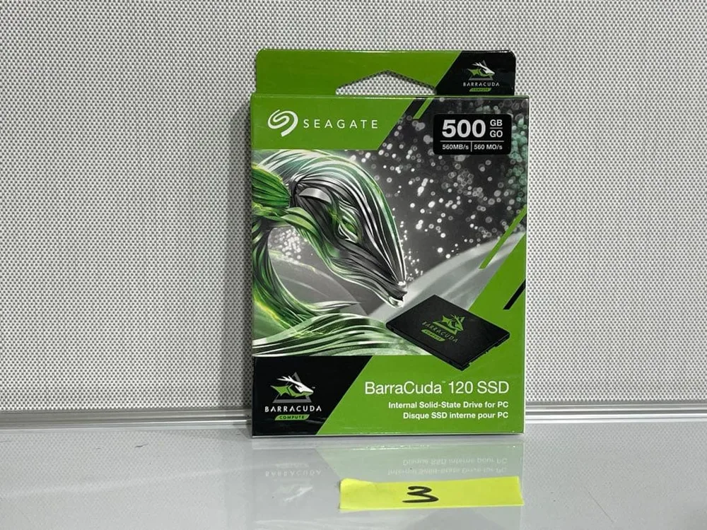 (3)Seagate BarraCuda 120 SSD 500GB