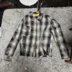 GUAPI チェックシャツ ラインストーン Sサイズ