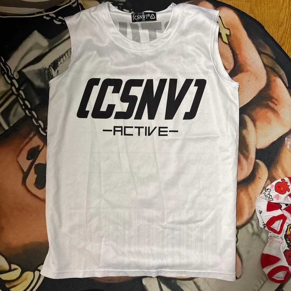 CSNV ACTIVE ノースリーブカットソー ホワイト