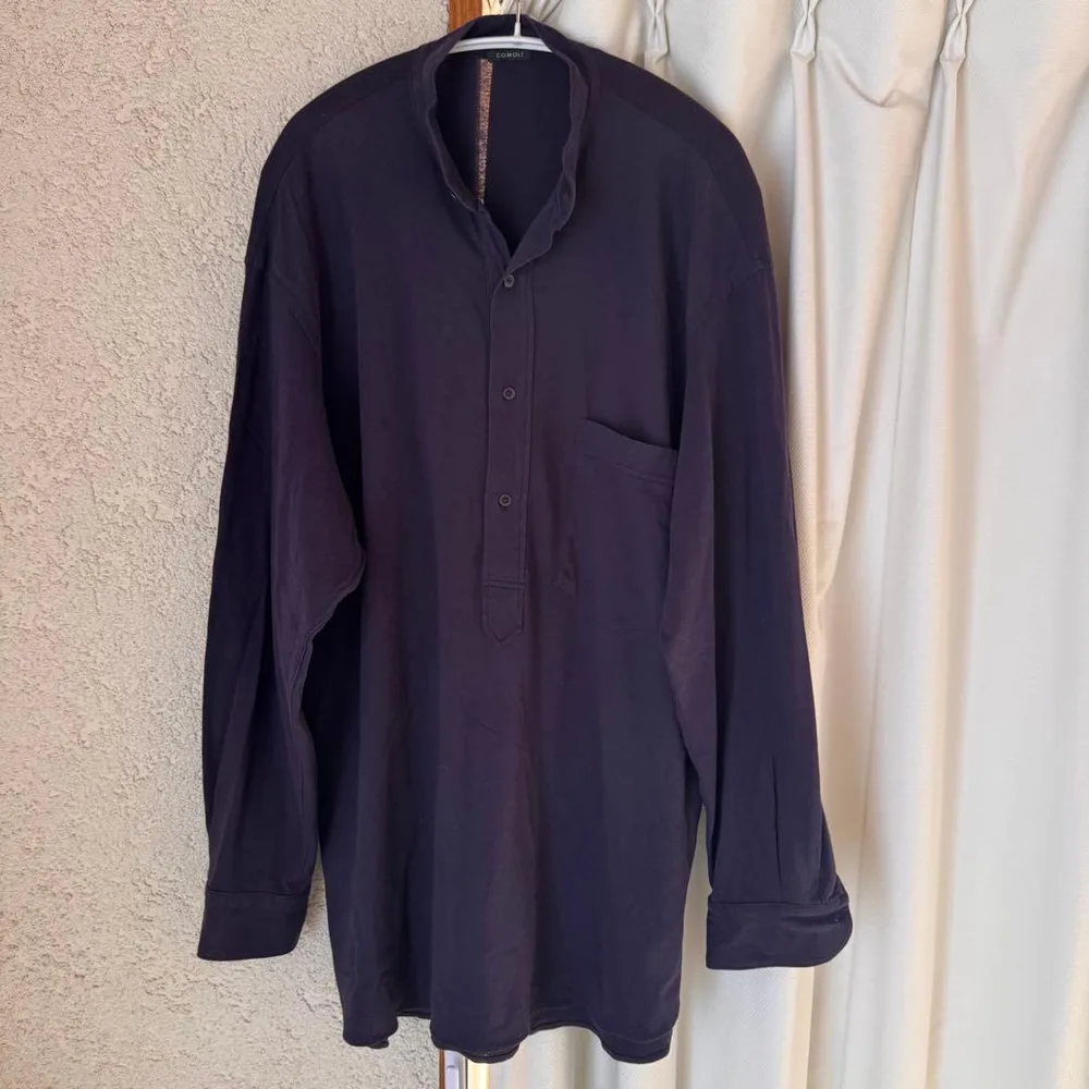 COMOLI コモリ 24SS ジャージープルオーバーシャツ サイズ2