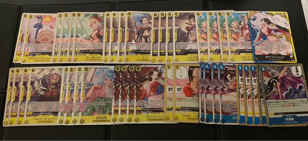ワンピースカード まとめ売り 青黄ハンコック デッキ