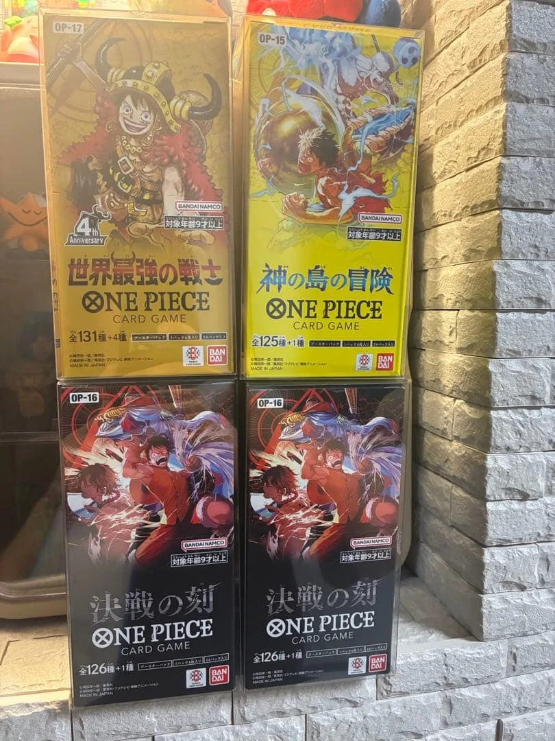 ONE PIECEカードゲーム ブースターパック 4BOXセット(テープあり)