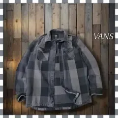 Vansバンズ バッファローチェックフランネルシャツジャケットL