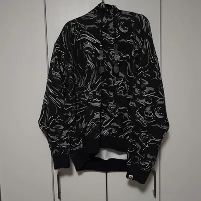 A BATHING APE 24AW マーブルカモ パーカー