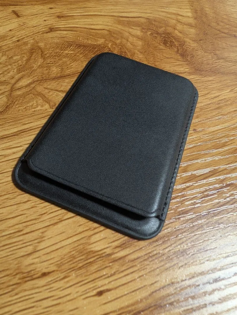 MagSafe対応 カードウォレット ブラック スマホ背面カードケース