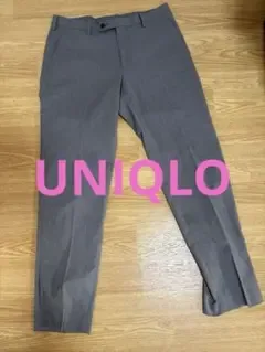 UNIQLO メンズ スラックス グレー シンプル