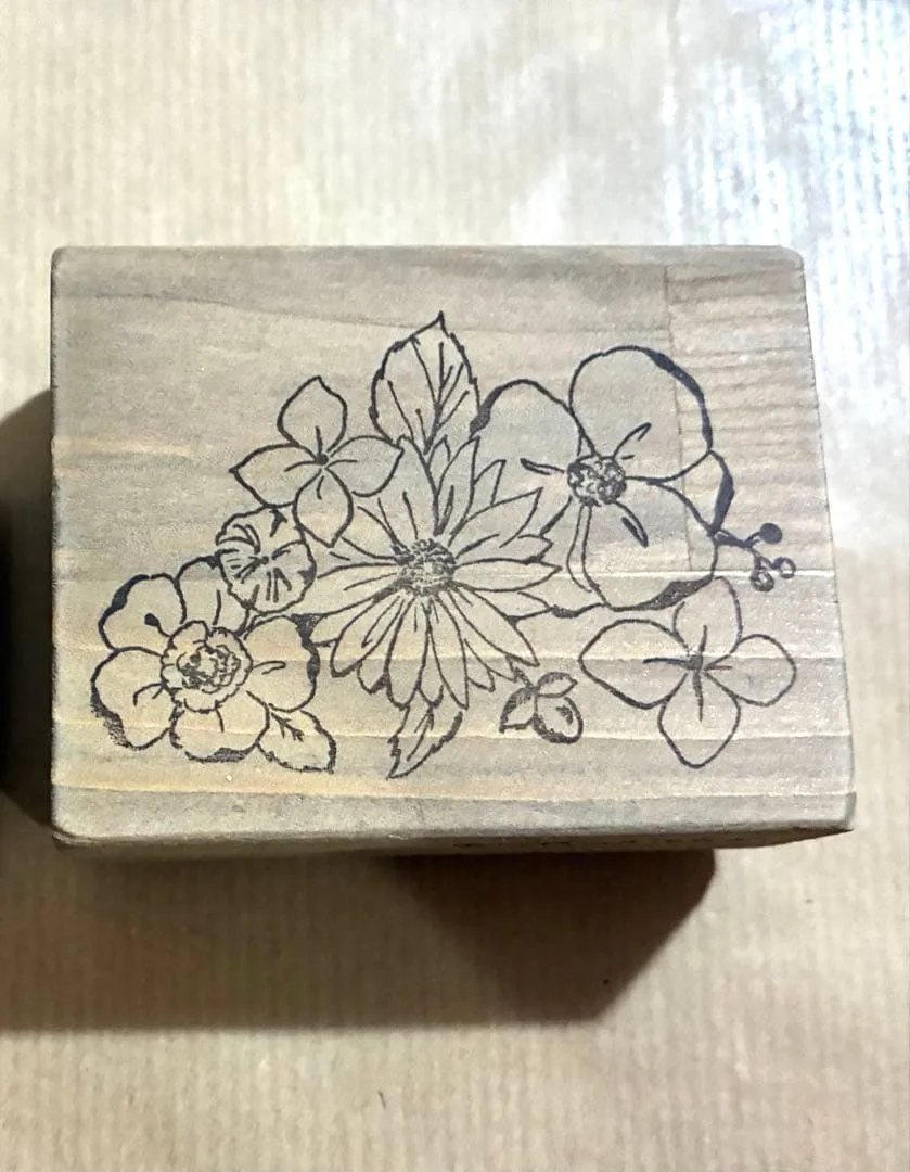 スタンプ 花柄 ビーチフィールド