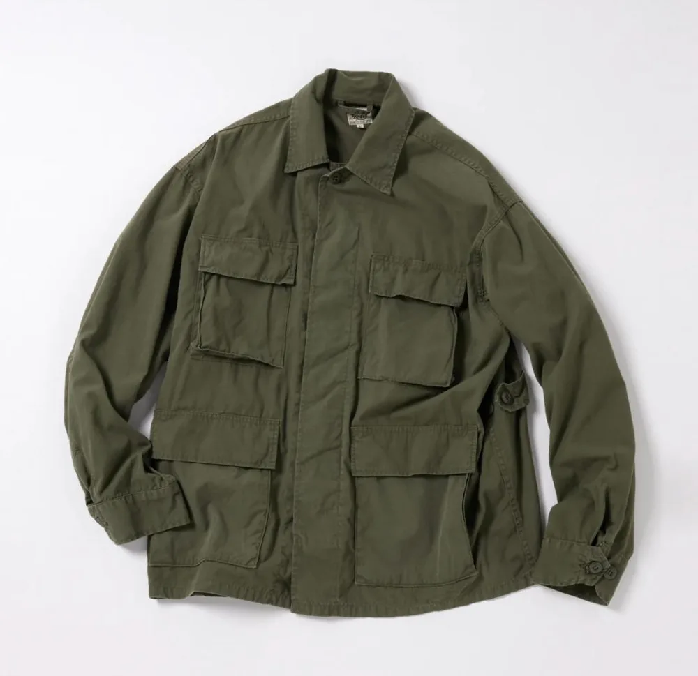 GOLD COTTON WEATHER CLOTH B.D.U JACKET L