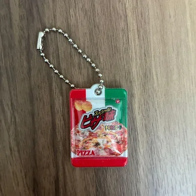 テキサスコーン スペシャルピザ味 ミニチュアチャーム ガチャガチャ