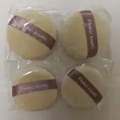 かづきれいこ パウダーパフ 4個セット